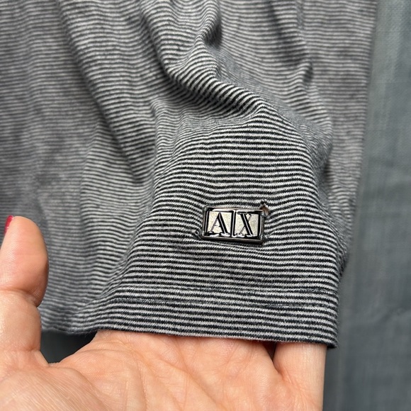 AX Armani Exchange Short Sleeve Hooded Shirt size large - Picture 5 of 8